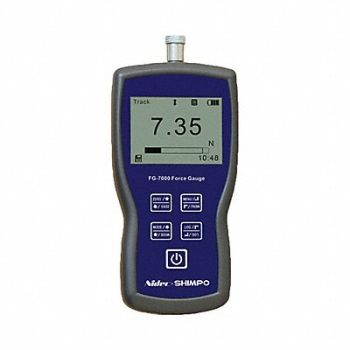 SHIMPO Force Gauge LCD Aluminum 14 to 104F, 29FK12