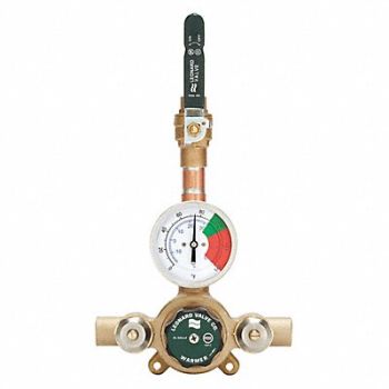 LEONARD VALVE Mixing Valve Lead Free Bronze, 29JA68