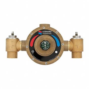 LEONARD VALVE Mixing Valve Lead Free Bronze, 29JA76