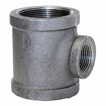 ANVIL Tee Malleable Iron 3/4 x 1/2 x 3/4 in, 29JC27