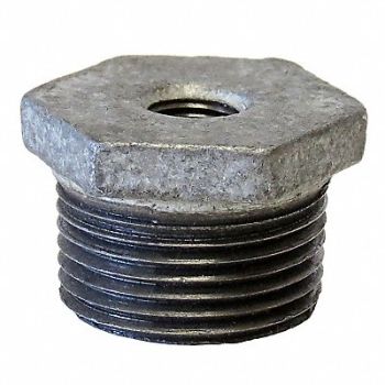 ANVIL Hex Bushing Cast Iron 4 x 3 1/2 in, 4WJR8