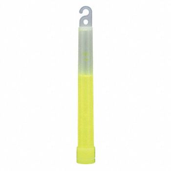 ABILITY ONE Lightstick 6 in L Yellow PK10, 29JL46