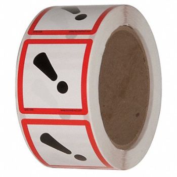 GHS SAFETY Safety Label 2 in W x 2 in H PK500, 29JT92