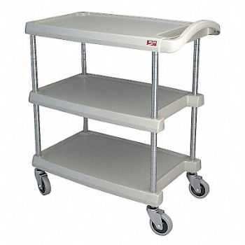 METRO Utility Cart 400 lb Load Cap. 3 Shelves, 29JU30
