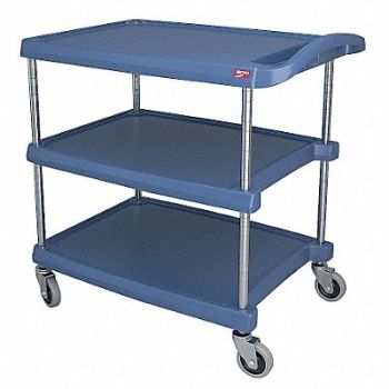 METRO Utility Cart 400 lb Load Cap. 3 Shelves, 29JU35
