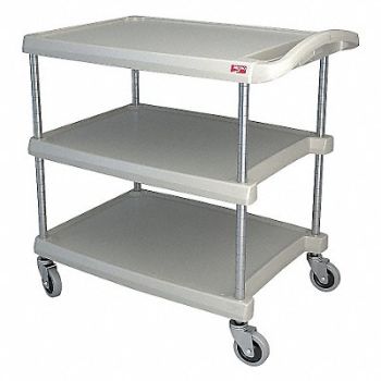 METRO Utility Cart 400 lb Load Cap. 3 Shelves, 29JU36