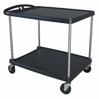 METRO Utility Cart 400 lb Load Cap. 2 Shelves, 29JU37