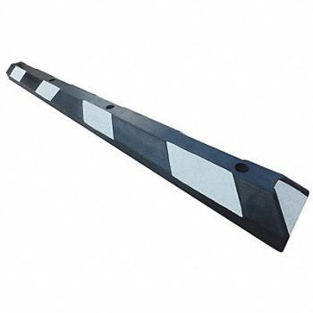 GRAINGER APPROVED Parking Curb 6in.W 4in.H 48in.L Rubber, 29NH42