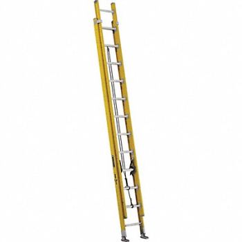 LOUISVILLE Extension Ladder Fiberglass 24 ft IAA, 29NH76