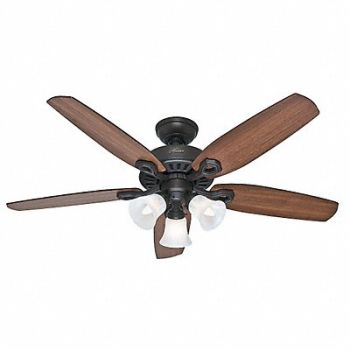 HUNTER Decratve Ceiling Fan 52 Blde Dia 3 Spds, 29NV13