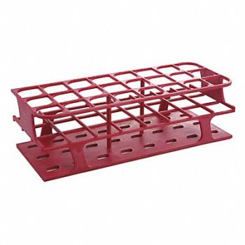 HEATHROW SCIENTIFIC Test Tube Rack Slots 24x30mm Magenta PK8, 29PD25