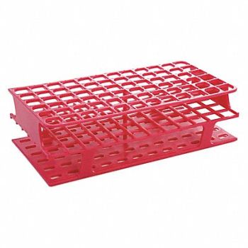 HEATHROW SCIENTIFIC Test Tube Rack Slots 72x16mm Magenta PK8, 29PD33