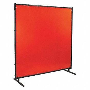 STEINER Welding Screen 6 ft H 8 ft W Orange, 29PF36