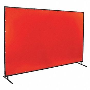 STEINER H6758 Welding Screen 6 ft H 10 ft W Orange, 29PF41