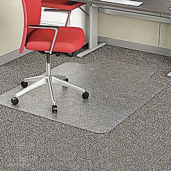 GRAINGER APPROVED Chair Mat Traditional Lip 36 x 48 In., 29PL62