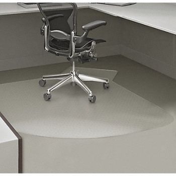 GRAINGER APPROVED Chair Mat Workstation 66 W x 60 L, 29PL68
