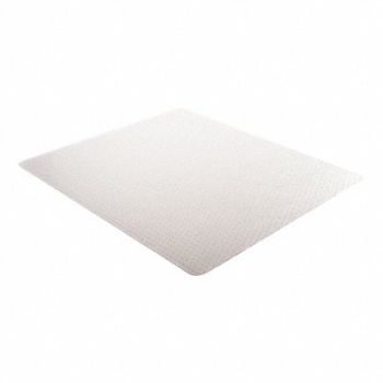 GRAINGER APPROVED Chair Mat Rectangular 36 x 48 In., 29PL75