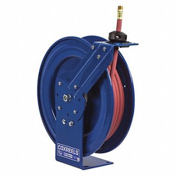 COXREELS Spring Return Hose Reel 1/2 MNPT 50 ft, 135D25
