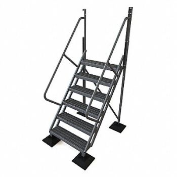 TRI-ARC 6 Step 50 Degree Incline Ladder 60in.H, 29RJ21