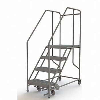 TRI-ARC Rolling Work Platform Steel 4 Steps, 29RJ62