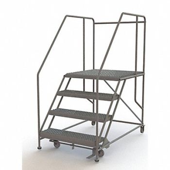 TRI-ARC Rolling Work Platform Steel 4 Steps, 29RJ74