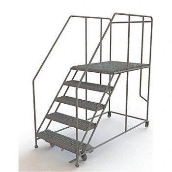 TRI-ARC Rolling Work Platform Steel 5 Steps, 29RJ79