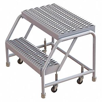 TRI-ARC Rolling Ladder 2 Steps Serrated Tread, 29RJ80