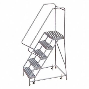 TRI-ARC Rolling Ladder 5 Steps Serrated Tread, 29RK09