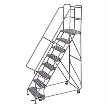 TRI-ARC Rolling Ladder 8 Steps Serrated Tread, 29RK18