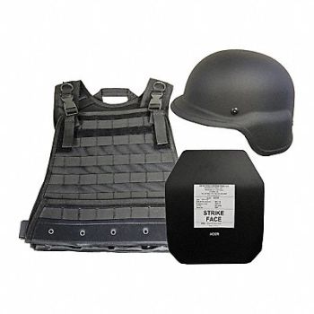 UNITED SHIELD Active Shooter Kit Level III SM Black, 29RM66