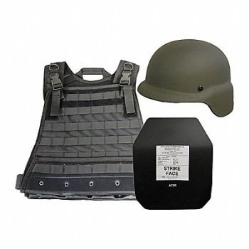 UNITED SHIELD Active Shooter Kit Level III MD OD Gr, 29RM71