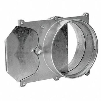 NORDFAB Blastgate 16 Dia Steel/Cast Aluminum, 29RN65