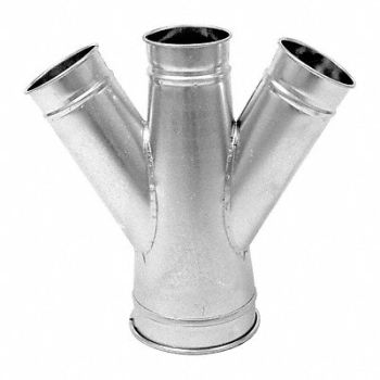 NORDFAB Double Branch 16 Duct Size, 29RN86