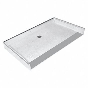 FIAT PRODUCTS Shower Base Rec 65 1/8 in x 38 1/2 in, 29RU41