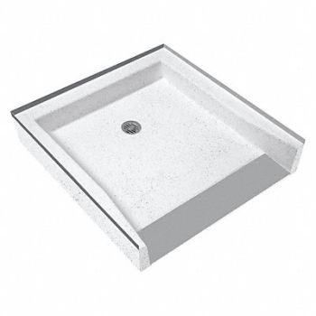 FIAT PRODUCTS Shower Floor Square 39 in x 39 in, 29RU46