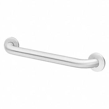 BRADLEY Grab Bar SS Satin 18 in L, 29RU61