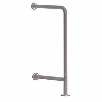 BRADLEY Grab Bar SS Satin 60 in L, 29RU65