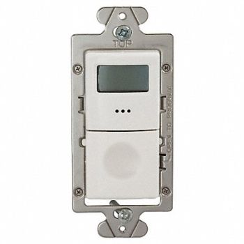 HUBBELL WIRING DEVICE-KELLEMS Timer Digital 120/277V White, 29RW80