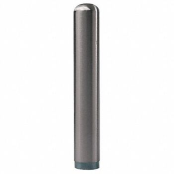 POST GUARD Bollard Bolt Down 4In Dia 24In H Silver, 29TH83