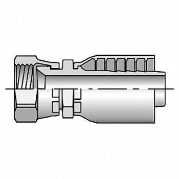 PARKER Crimp Fitting 2 I.D. F JIC, 29TK07