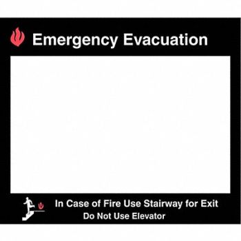 BRADY Safety Sign 7in.Hx5in.W Vinyl, 29UF87