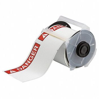 BRADY Label 4in.Hx6in.W Poly Film/Acrylic, 29UG31