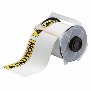 BRADY Label 4in.Hx6in.W Poly Film/Acrylic, 29UG32