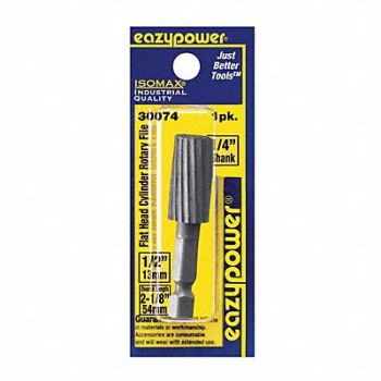 EAZYPOWER Rotary File Cylinder 1/2 Shank Dia, 29UH81