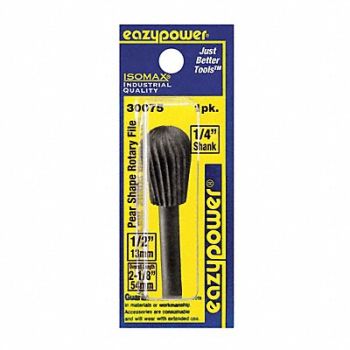 EAZYPOWER Rotary File Pear 5/8 Shank Dia, 29UH82