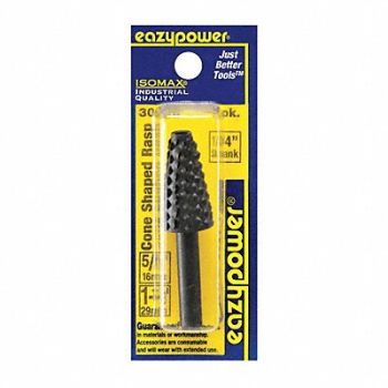 EAZYPOWER Rotary Rasp Tapered Cone 5/8 Shank Dia, 29UH92