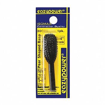 EAZYPOWER Rotary Rasp Pear 5/8 Shank Dia, 29UH93