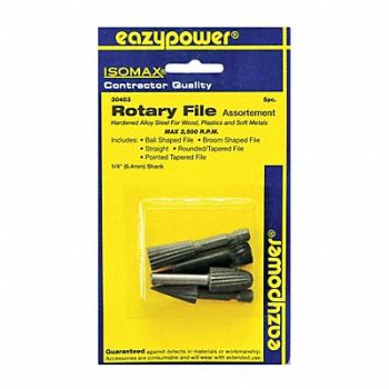 EAZYPOWER Rotary File Set 1/4 Shank Dia, 29UJ06