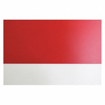 GRAINGER APPROVED PlstSht FPVC 48 x96 0.15625 T Red OpPK5, 29UP44