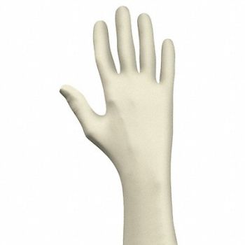 SHOWA Disposable Gloves Rubber Latex XL PK100, 29UP73